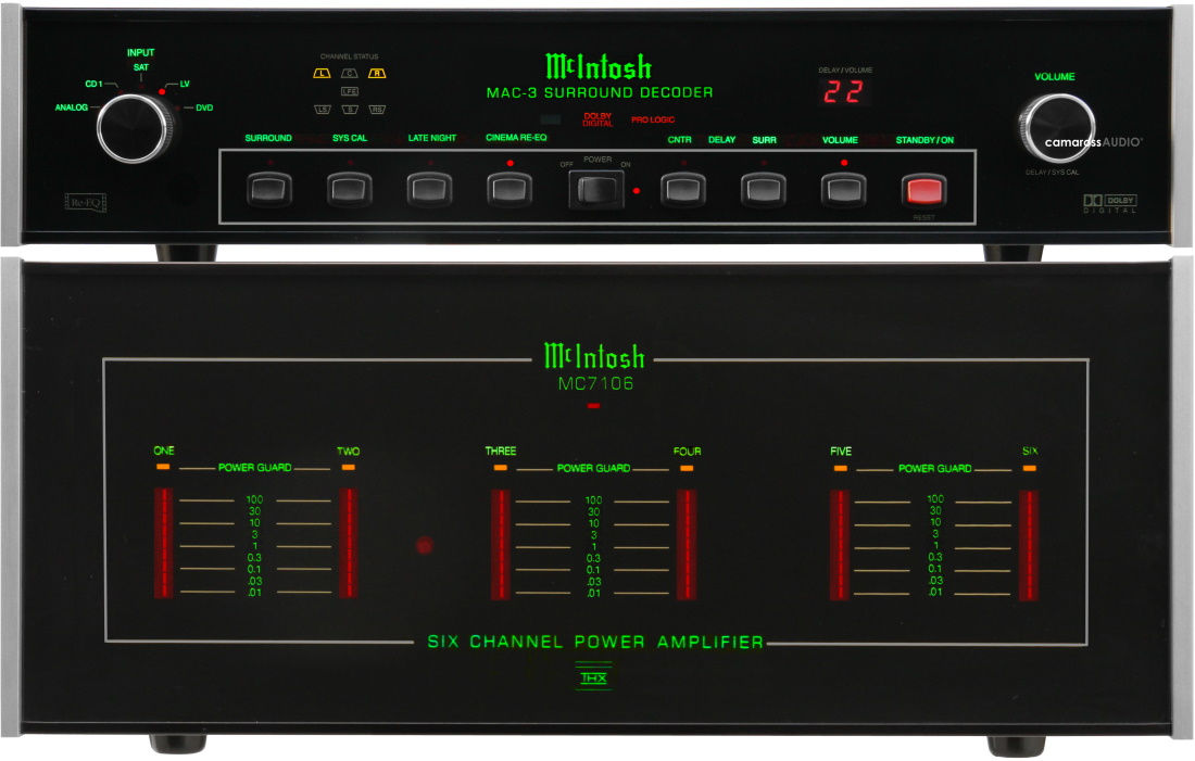 Mcintosh MAC3 Preamp MC7106 Poweramp camarossAUDIO
